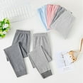 thumbnail image 3 of XBASW Toddler Kids Cotton Thermal Underwear Set for Boys Girls 2PCS Autumn Winter Long John Boneless Thread Under Pants 3-12Y, 3 of 12