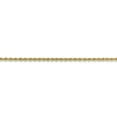 thumbnail image 2 of 14K Yellow Gold 2.25mm Handmade Regular Rope Chain Anklet 9 IN, 2 of 4