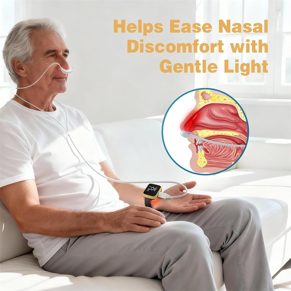 iKeener Portable Red Light Therapy Device - 650nm for Circulatory Wellness & Acupoint Balance