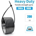 thumbnail image 4 of 24 inch Black Long Zip Ties Heavy Duty 100 PCS, 200LBS Ultra Strong Plastic Wire Ties, Large Cable Ties Extra Long Tie Wraps, Indoor and Outdoor UV Resistant, 4 of 4