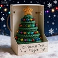 thumbnail image 4 of PEONAVET Christmas Tree Christmas Tree Fidget Crochet Kit Christmas Tree Crochet Kit with Box, 4 of 4