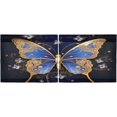 thumbnail image 3 of Coolnuti Elegant Butterfly Valances for Windows 24 Inch Small Window Blackout Valance Curtains Rod Pocket Window Curtains Treatment for Kitchen Bathroom Cafe, 1 Panel Home Decor, 3 of 7
