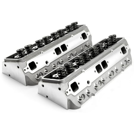 Speedmaster PCE281.2001 Small Block Chevy 350 Aluminum Cylinder Heads 190cc / (Best Cylinder Heads For 350)