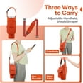 thumbnail image 3 of CozyNestFinds Carrier Bag with Phone&Flap Pockets for Stanley 40/30oz Tumbler with Handle, Insulated Neoprene Cup Holder Carrier Bag w/Shoulder & Handheld Strap Fits Stanley Cup Accessories, 3 of 17