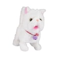 thumbnail image 3 of Figura de juguete interactiva de peluche, animal de compañía realista, divertida y multiusos, mascota electrónica con repetición de grabación para Blanco, 3 of 9