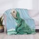 thumbnail image 3 of Balery Dog Wrapped in Towel Manta de Franela con Dibujo, Lujo Ultra Suave y Cálido, Antipelusa y Resistente a las Arrugas para Cama, Sofá, Camping -80"x60", 3 of 6