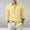 Beige, variant on Gspmoly Tshirts Shirts for Men, Men'S Cotton and Linen Solid Color Fashion Long-Sleeved Lapel Top/Shirt Summer Tops up to 70% Off