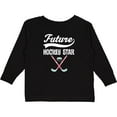thumbnail image 3 of Inktastic Hockey Star Future Boys or Girls Long Sleeve Toddler T-Shirt, 3 of 5