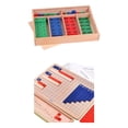 thumbnail image 1 of Montessori Stamp Game Adición de La Suministro Aprendizaje Niños Desarrollo, 1 of 9