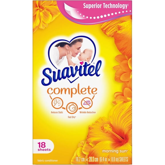 Suavitel Softener Sheet Morning Sun 18 ct