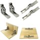 thumbnail image 1 of Juego de 4 bisagras de 90 grados, bisagras para puerta de gabinete ajustables, ocultas, 1 of 5