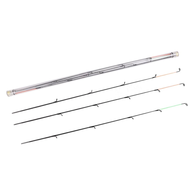 Youkk 3x Canne à Carpe Demi-Rideau Pointe Réparation Fibre de Verre 072 Accessoires Canne à Pêche Type 4134 Carbone