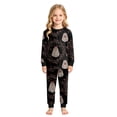 thumbnail image 2 of Leey-World Toddler Girl Halloween Pajamas Soft Pajamas Kid Boys/Girls Clothes long sleeve 2pc Tee/Pants Pjs Set Toddler Fluff Sleepwear Outfits, 2 of 9