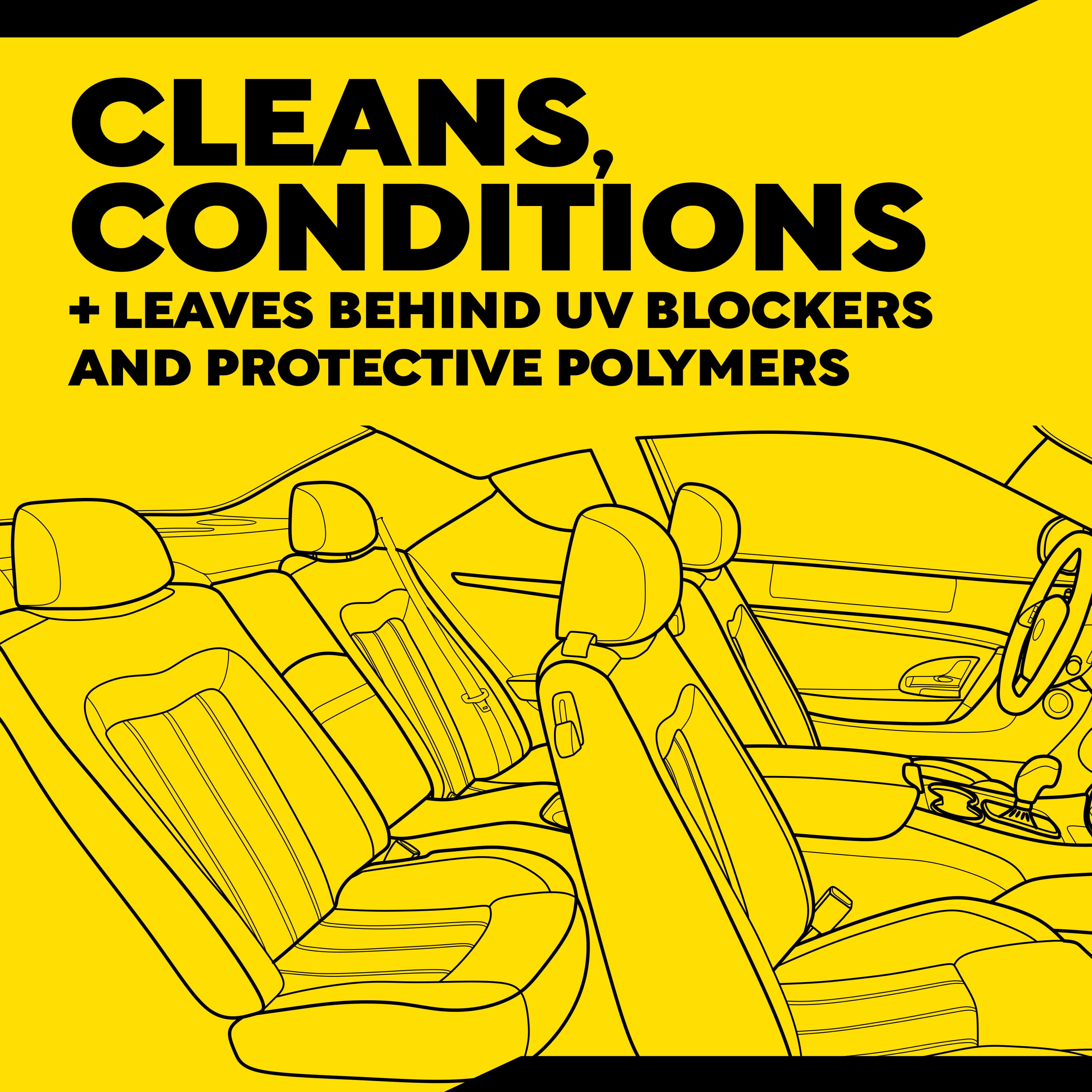 Meguiar’s Leather Care Quik Solutions Kit, Universal, UV Resistant, Car Cleaners