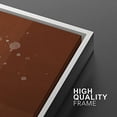 thumbnail image 4 of IDEA4WALL Framed Wall Art Print Set Brown and Tan Striped Squares with Paint Splatter Abstract Shapes Modern Contemporary for Living Room, Bedroom, Office - 16"x24"x2 White, 4 of 5