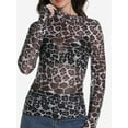 thumbnail image 3 of MINTREUS Lace Top with Long Sleeves Stand Collar Embroidered Floral Design Ideal for Parties and Clubs xs-xxl, 3 of 8
