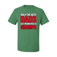 thumbnail image 2 of Wild Bobby,Only The Best Dads Get Promoted to Grampa, Father's Day, Men Graphic Tees, Kelly, 3XL, 2 of 3