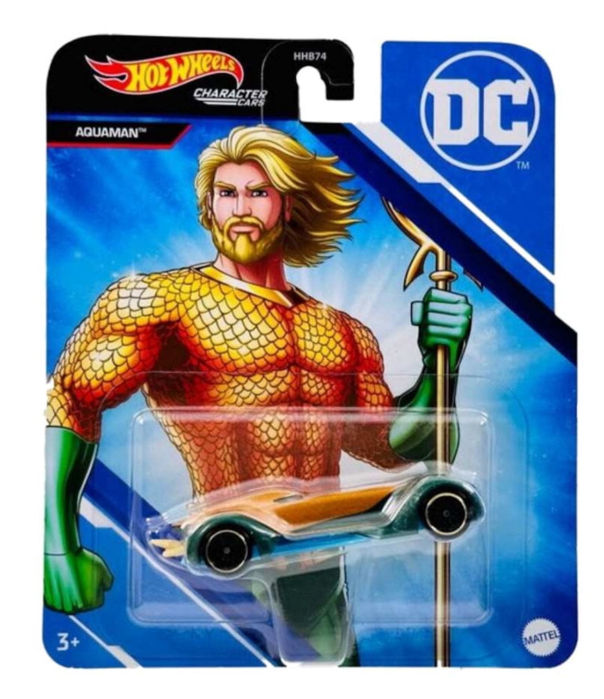 Hot Wheels DC Super Heroes Character Cars Complete Set of 6 Diecast Vehicles Bundle from HHB74-956J Release