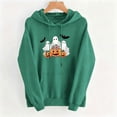 thumbnail image 4 of Molidfa Women's Halloween Ghost Hoodie Cute Pumpkin Graphic Oversized Pullover Sweatshirt, 4 of 5