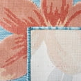 thumbnail image 4 of SAFAVIEH Cabana Caris Indoor/Outdoor Area Rug, Aqua/Rust, 6' x 9', 4 of 6