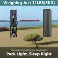 thumbnail image 4 of Lightweight Folding Camping Cot, Portable Outdoor Sleeping Cot with Carrying Bag for Home Office Nap Hiking , 330LBS Weight Capacity, 4 of 7