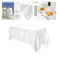 thumbnail image 2 of yuksok Rectangle Tablecloth Dining Table Decoration for Party Settings Events Cafes White, 2 of 9