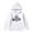 White, variant on Kids Hoodies for Girls Jesus Letter Print Sweatshirt Casual Long Sleeve Hooded Sweatshirt Top Warm Fall Winter Clothes 8-9 Years Boy Clothes