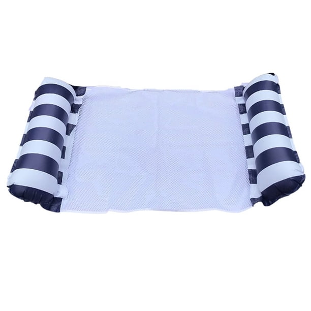 Hamaca flotante para piscina, tumbona flotante para piscina de 130 x 70 cm, flotador inflable para piscina, flotador para piscina de rendimiento sólido
