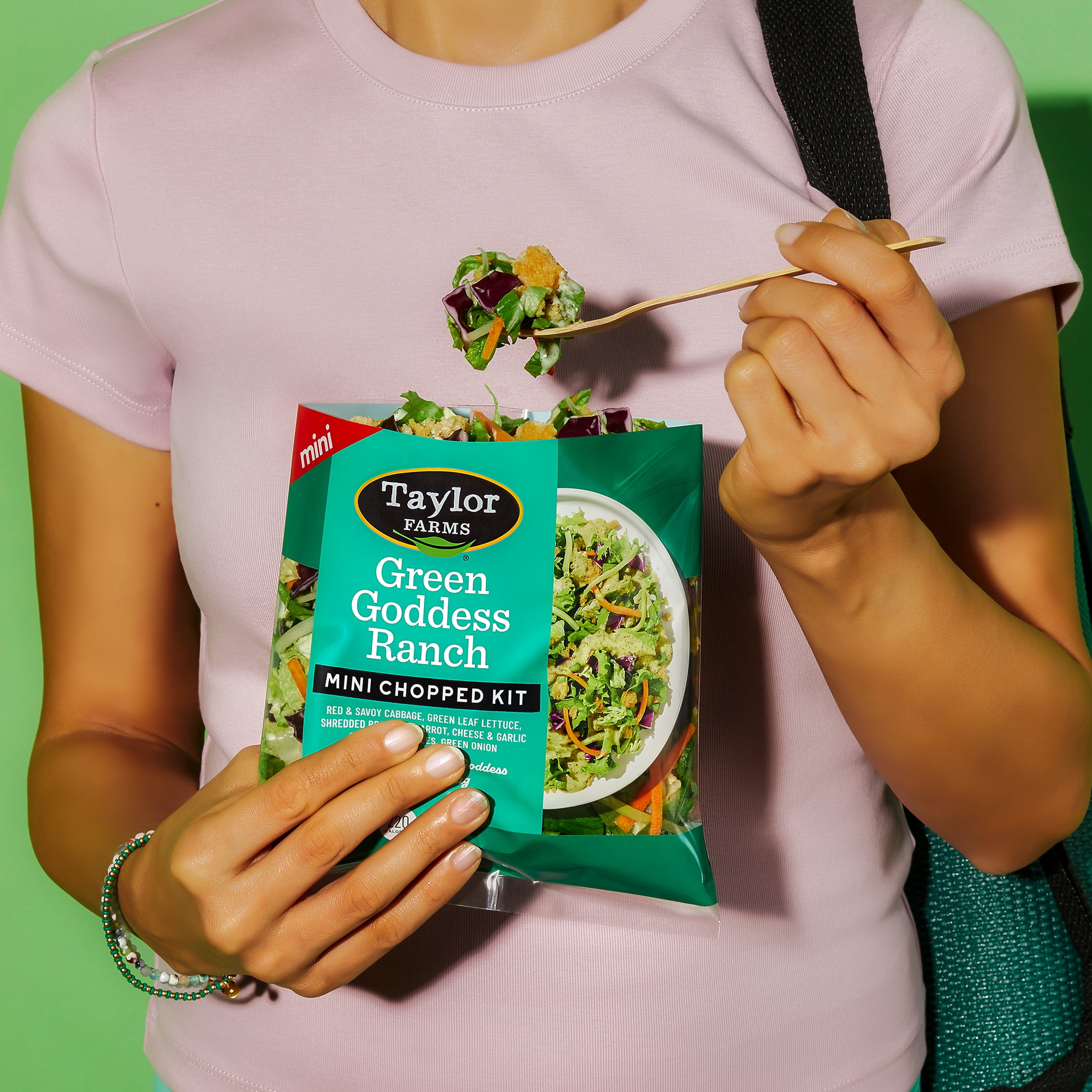 Taylor Farms Green Goddess Ranch Mini Salad Kit 4.55 oz with Fresh  Vegetables and Creamy Dressing - Walmart.com