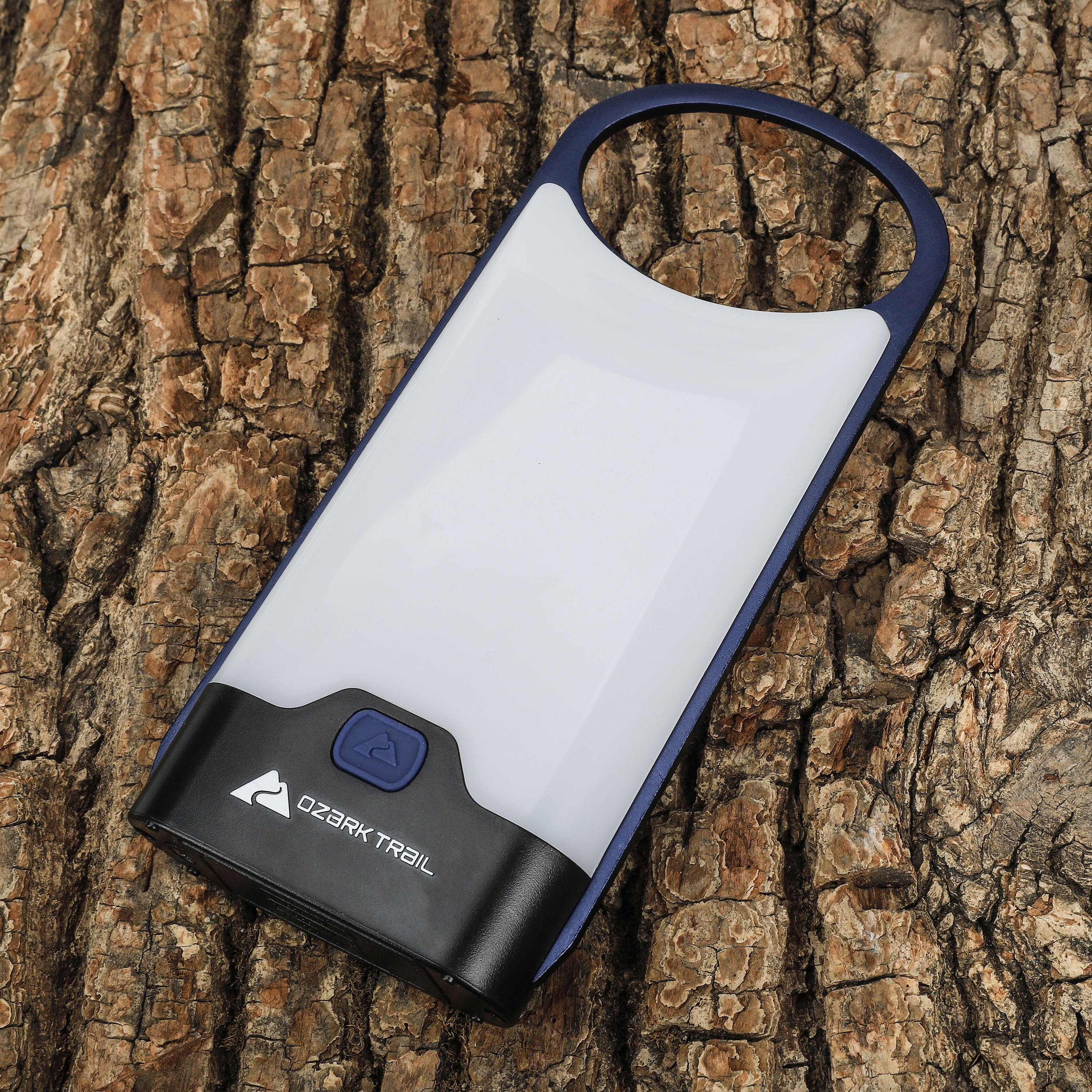 Ozark Trail 160 Lumen LED Aluminum Battery Operation Thin Lantern Blue, Aluminum Thin Lantern