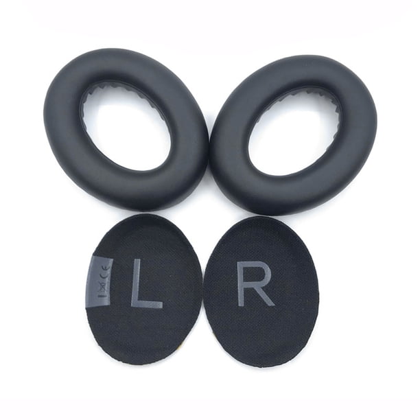 Sidaley 1 par de almohadillas de repuesto para auriculares, almohadillas para auriculares, reparación de orejeras, accesorios modificados, Cables de audio/vídeo Negro