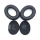 thumbnail image 1 of Sidaley 1 par de almohadillas de repuesto para auriculares, almohadillas para auriculares, reparación de orejeras, accesorios modificados, Cables de audio/vídeo Negro, 1 of 6