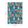 thumbnail image 3 of 4 Pcs Funny Kitchen Towels,Basset Hound Dog and Flower Microfiber Dish Towels,Kitchen Tea Towels,Kitchen Towel Set (18" X 26"), 3 of 3