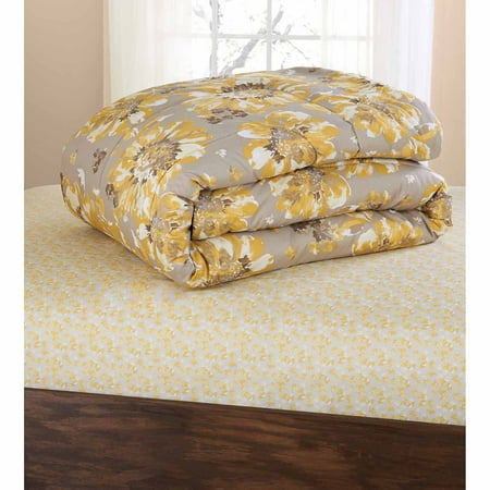 Mainstays Floral Bed in a Bag Coordinated Bedding Set