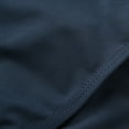 thumbnail image 4 of Trajes de baño Amzcrzy Tankini para mujer, trajes de baño de , bikini de mujer a rayas de dos piezas, trajes de baño de vendaje, trajes de baño sin espalda con cuello redondo, azul oscuro, S, 4 of 9