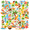 2A, variant on 35pcs-50pcs Vibrant Animal Stickers Playful Beach Decals Funny Kids Stickers Stationery Stickers for Luggage Laptop Guitar
