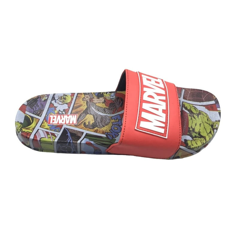 Marvel Comics Superhero Characters Men s Sandals Slides