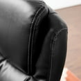 thumbnail image 6 of La-Z-Boy Delano Big & Tall Executive Office Chair Black Bonded Leather, 6 of 9