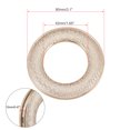 thumbnail image 2 of Unique Bargains 42mm Curtain Grommets Eyelets Roman Rings Home Window Decor Rose Gold 16pcs, 2 of 6