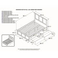 thumbnail image 4 of Atlantic Furniture Madison Urban Full Storage Platform Bed in Caramel, 4 of 4