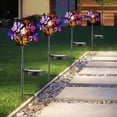 thumbnail image 4 of Advancent Luz solar flor impermeable al aire libre interior jardín calle parque paisaje camino césped decoración estaca lámpara iluminación Iluminación y accesorios Advancent HA067616-00B, 4 of 6