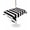Black, variant on Outdoor Table Cloth with Umbrella Hole and Zipper, Black Striped Waterproof Round Tablecloth 54 Inch, Modern Farmhouse Black White Stripes Washable Table Cover for Outside Party Patio Picnic
