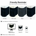thumbnail image 7 of PiccoCasa 15" Drop Bed Skirt Dust Ruffle Wrap, Queen Navy Blue, 7 of 7