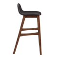 thumbnail image 3 of Modway Juno 30" Upholstered Faux Leather & Wood Bar Stool in Brown (Set of 2), 3 of 10