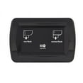 thumbnail image 3 of Jabsco Toilet 38045-4192 Quiet Flush E2; Permanent/Rotatable Base/Regular Bowl Size; On-Board Fresh Water Rinse Model; Composite Seat; Touch Sensor Panel Flush Control; Electric Flush; White, 3 of 3