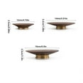thumbnail image 2 of Cuenco de madera for frutas, bandeja grande for servir postres, cuenco redondo for servir pasteles, aperitivos, cuencos de madera de nogal for centros de mesa, bodas, 2 of 7