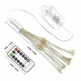thumbnail image 3 of ZZwxWA 50% Off Clear LED Solar Outdoor Light String Christmas Crystal Ball Copper Wire, 3 of 5