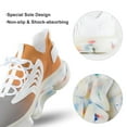 thumbnail image 7 of Abstract Texture Orange Grey Gradient Walking Shoes for Men Woman Lightweight Tennis Fashion Elastic Sports Shoes Cushion Basketball Shoes, 7 of 7