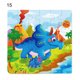 thumbnail image 2 of XM Culture - Juego de 24 piezas de rompecabezas con diseño de animales, tablero de densidad para entrenamiento de pensamiento lógico, juguete ensamblado, regalo de cumpleaños, 2 of 8