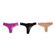 thumbnail image 1 of Tangas Simply Basic para Dama Encaje Multicolor Talla EG 3 Piezas, 1 of 4